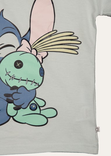 Disney Blue Girls Stitch Pyjama Set (7-12 Years)