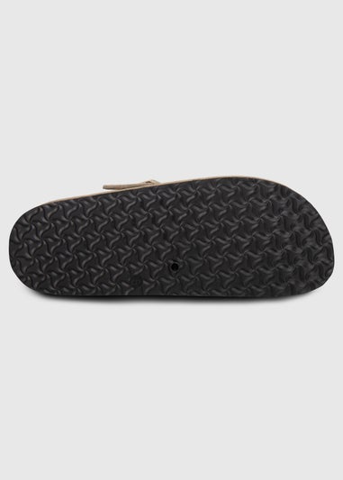 Totes Sand Ladies Suede Clog