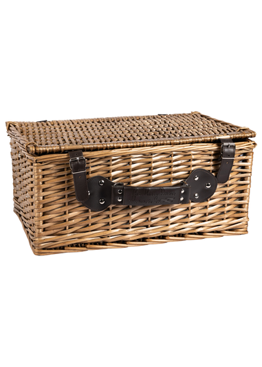 Three Rivers 4 Person Basket With Contents Including Sporks