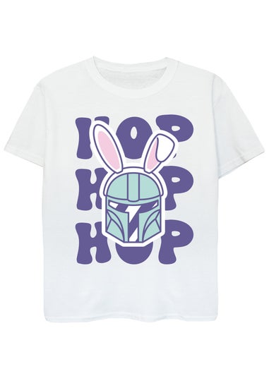 Star Wars Hop Bunny Girls White T-Shirt (3-13 Years)