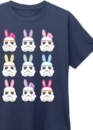 Star Wars Stormtrooper Bunnies Kids Navy T-Shirt (3-13 Years)