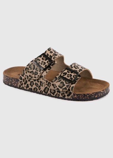 Totes Animal PU Double Buckle Slider
