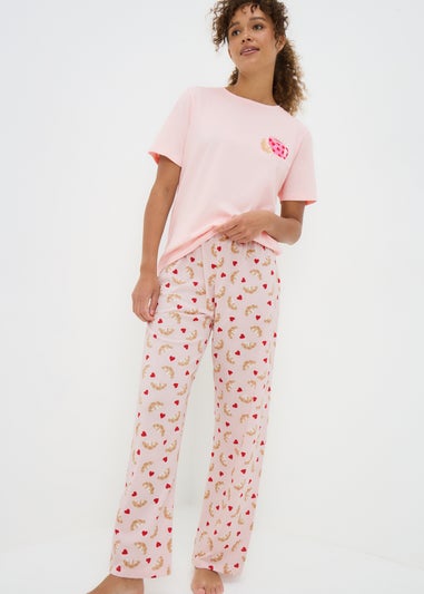 Pink Coffee Club Pyjama Set