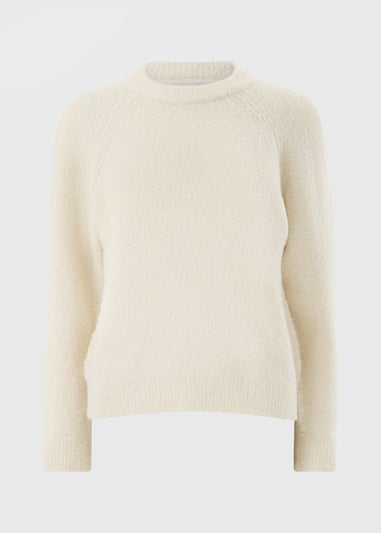 Cream Boucle Jumper