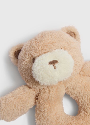 Beige Bear Rattle