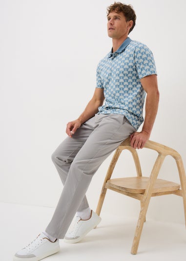 Grey Flex Chinos