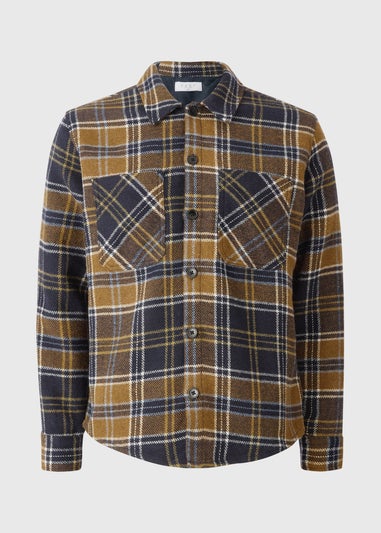 Brown Check Shacket