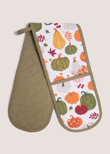 Green Pumpkin Oven Gloves