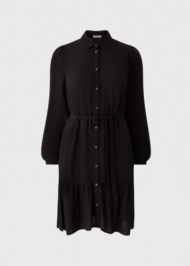 Black Shirt Mini Dress