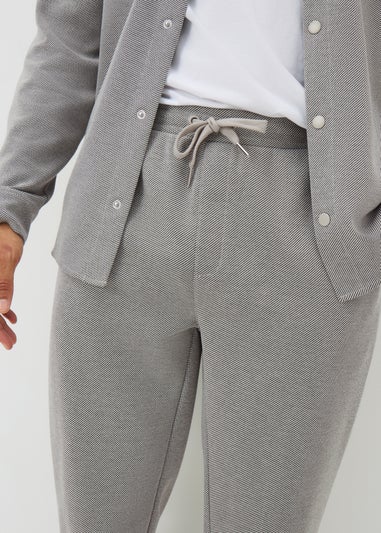Beige Tapered Co-Ord Joggers