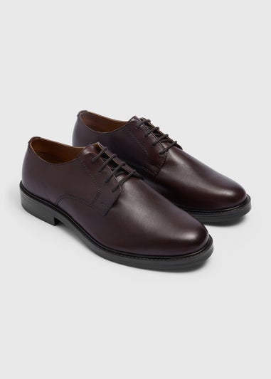 Brown Faux Leather Smart Shoes