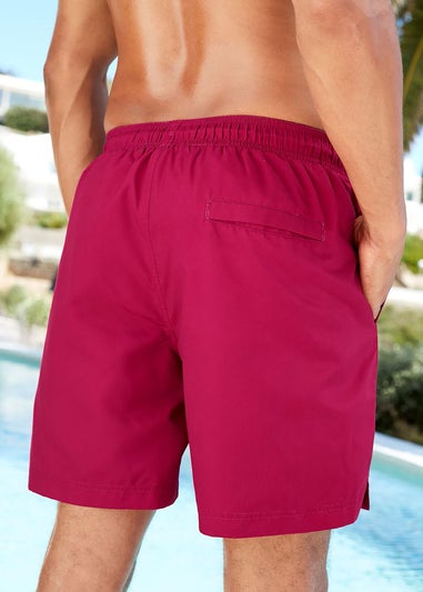 Cotton Traders Soft Red Swimshorts