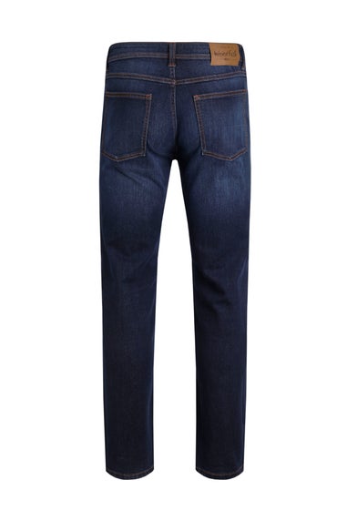 Weird Fish Denim Blue Eddie Straight Leg Denim Jeans