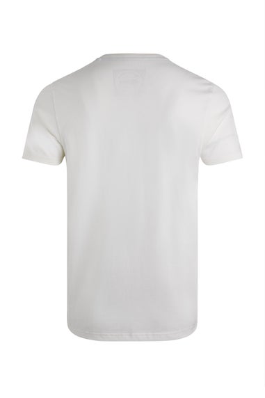 Weird Fish Cream Tidal Branded Pocket T-Shirt