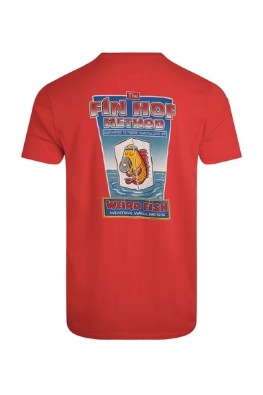 Weird Fish Red Fin Hof Back Print Artist T-Shirt