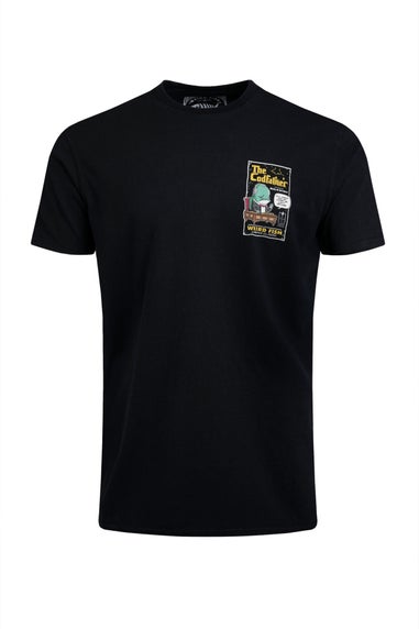Weird Fish Black Codfather Back Print Artist T-Shirt