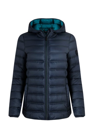 Weird Fish Navy Eshka Lightweight Padded Jacket