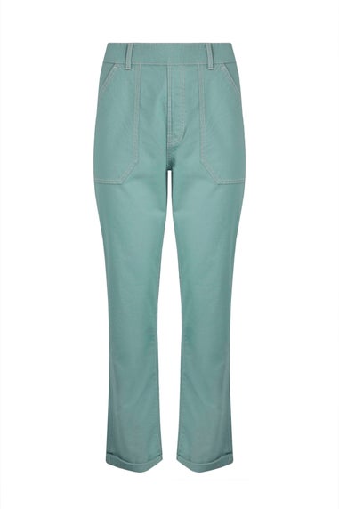 Weird Fish Blue Malorri Chino Trousers