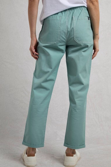 Weird Fish Blue Malorri Chino Trousers
