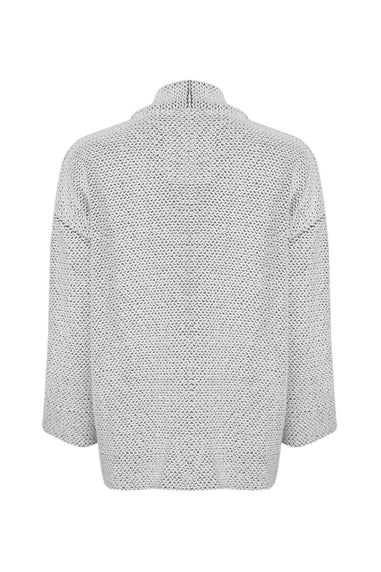 Weird Fish Cream Santosh Cropped Macaroni Kimono Cardigan