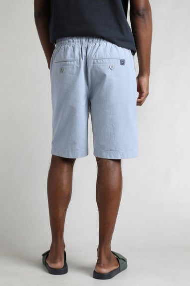 Weird Fish Cream Dewey Stripe Shorts