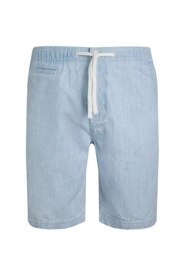 Weird Fish Cream Dewey Stripe Shorts