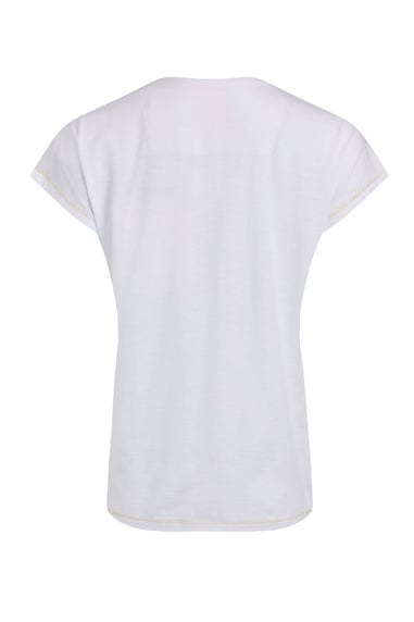 Weird Fish White Set Sail Slub Graphic T-Shirt