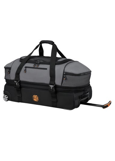 BritBag Jakarta Pewter/Black Duffle Bag