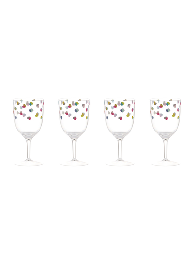 Beau & Elliot Mini Confetti Wine Glasses (Set of 4)