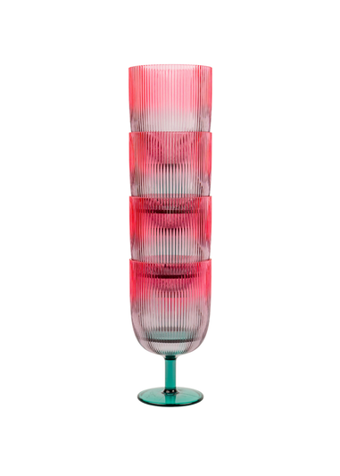 Summerhouse by Navigate Coconut Grove Ombre Stacking Wine Glasses SO4