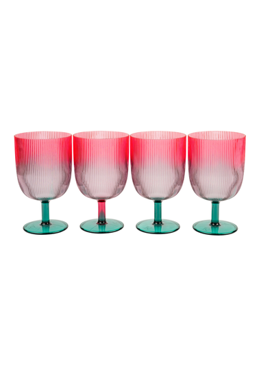 Summerhouse by Navigate Coconut Grove Ombre Stacking Wine Glasses SO4