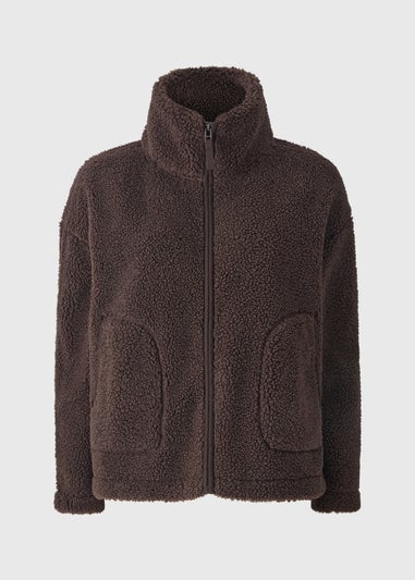 Chocolate Borg Zipped Jacket
