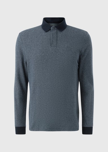Navy Twist Polo Shirt