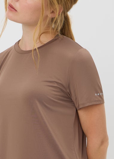 Souluxe Mocha Longline T-Shirt
