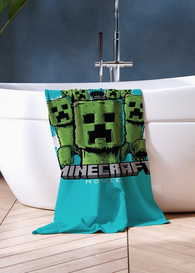 Minecraft Movie Beach Pool Towel