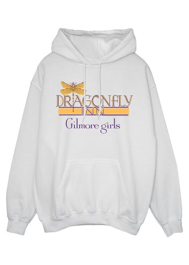 Gilmore Girls Dragonfly Inn White Graphic Hoodie