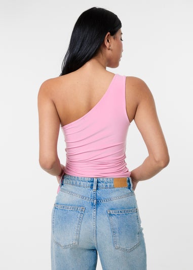 Pink Vanilla Pink Asymmetric Top