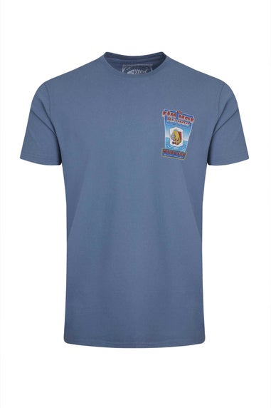 Weird Fish Blue Fin Hof Back Print Artist T-Shirt
