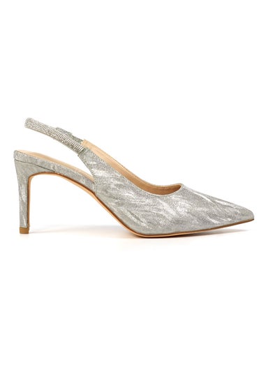 Lunar Silver Janine Sling Back Sandal