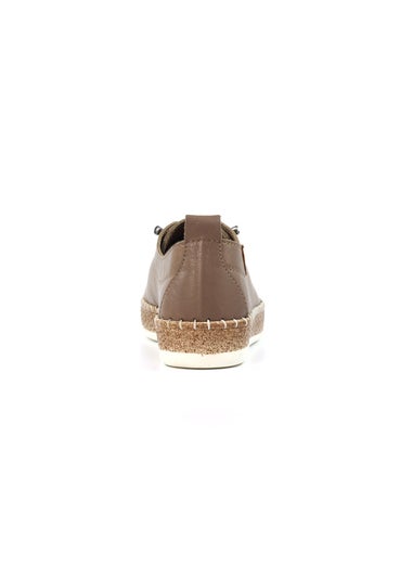 Lunar Taupe Evie Plimsoll