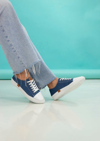 Lunar Denim Blue Truffle II Plimsoll