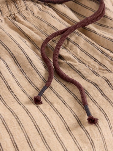 Leinenhose Belle mit weitem Bein