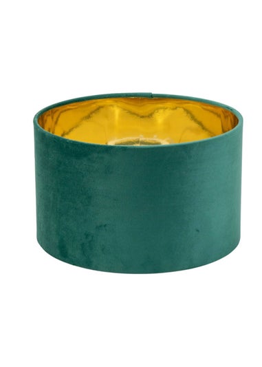 ValueLights Reni Velvet Forest Green Drum