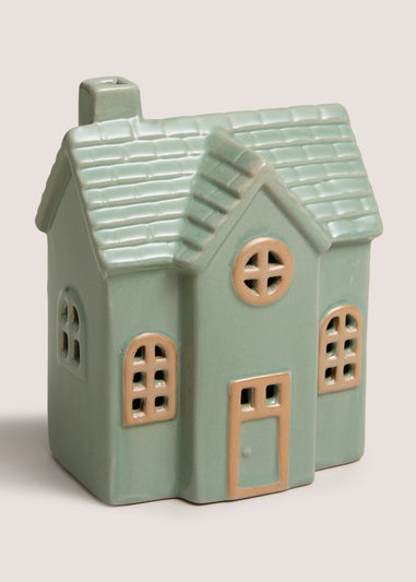 Green LED House Ornament