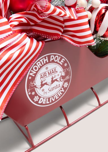 Red Candy Foliage Sleigh