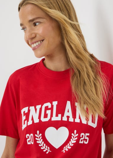 Red England 2025 T-Shirt