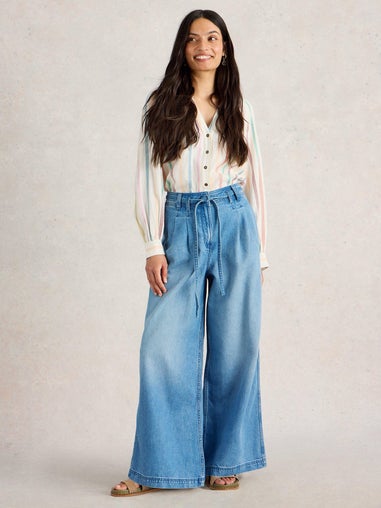 Jeans Sasha mit weitem Bein