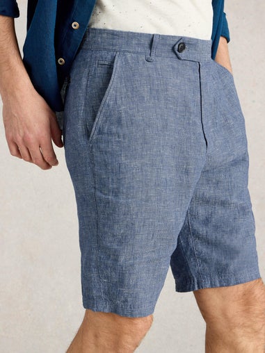 Chinoshorts aus Leinen