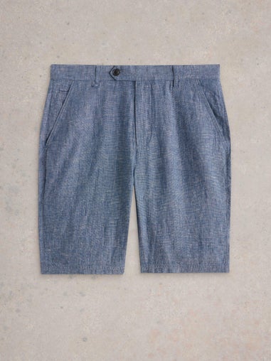Chinoshorts aus Leinen