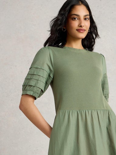Kleid Claudia aus Materialmix